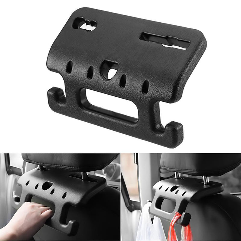 Automobile Headrest Hanger Car Hook Safety Handrail Car Seat Back Hook for Bag