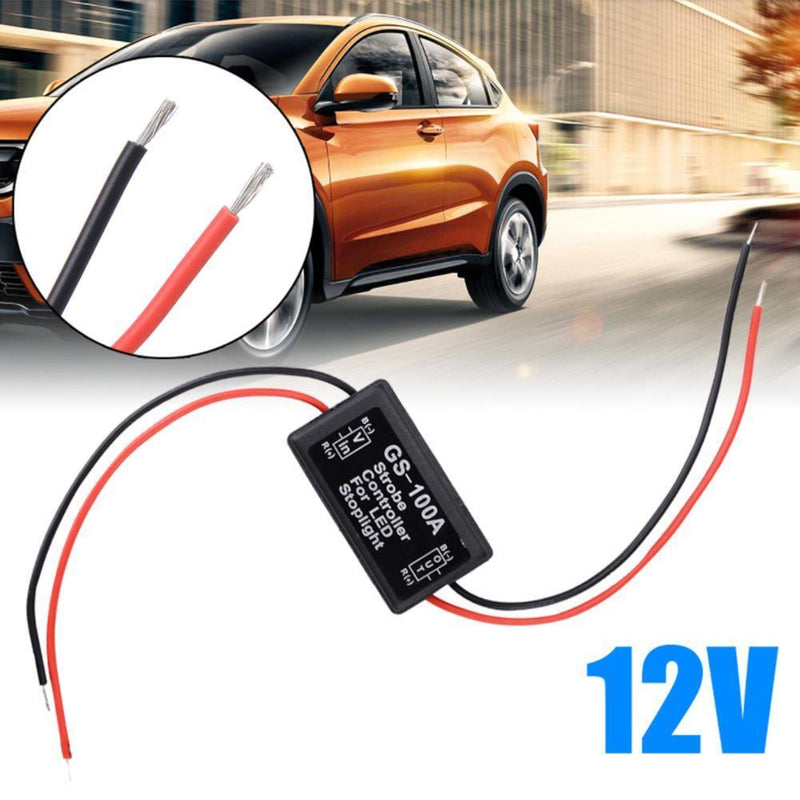 GS-100A Flash Strobe Flasher Controller for Car LED Brake Light Third Stop Lamp