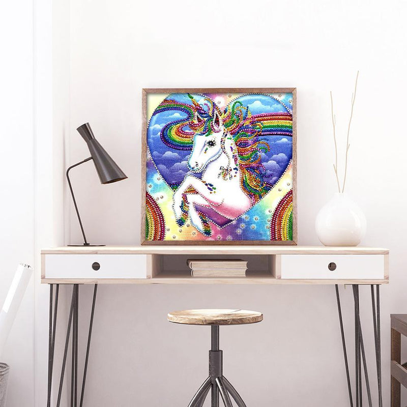 5D DIY Special Shaped Diamond Painting Horse Embroidery Mosaic Craft Kits