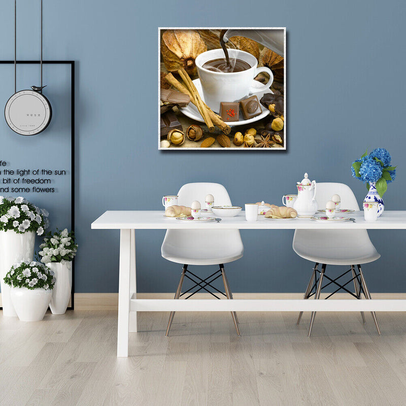 Pouring Coffee DIY Diamond Painting Full Round Drill Home Decoration 12x12