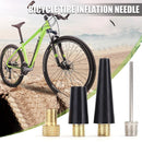 4pcs/set Ball Needle Nozzle Adapter Kit Bicycle Tire Inflate Pump Parts