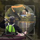 Elastic Kayak Canoe Paddle Leash Surfboard Surfing Safety Rope (Orange) Newly
