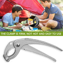 Camping Anti-Scald Pot Pan Bowl Gripper Cookware Handle Holder Clip Clamp Newly