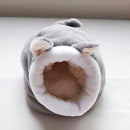 Animal Mini Sleeping House Warm Pet Hedgehog Hamster Nest (Gray Mouse) Newly