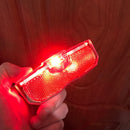 LED MTB Bike Luggage Rack Reflective Light Warning Reflector Cycling Accessories