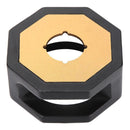 Wood Handle Sealing Wax Spoon Wax Bead Tablet Melting Spoons Craft (Black)