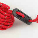 10Pcs Camping Tent Guy Rope Line Tensioners 3 Holes T8L3 Bent Fastener X3Y5