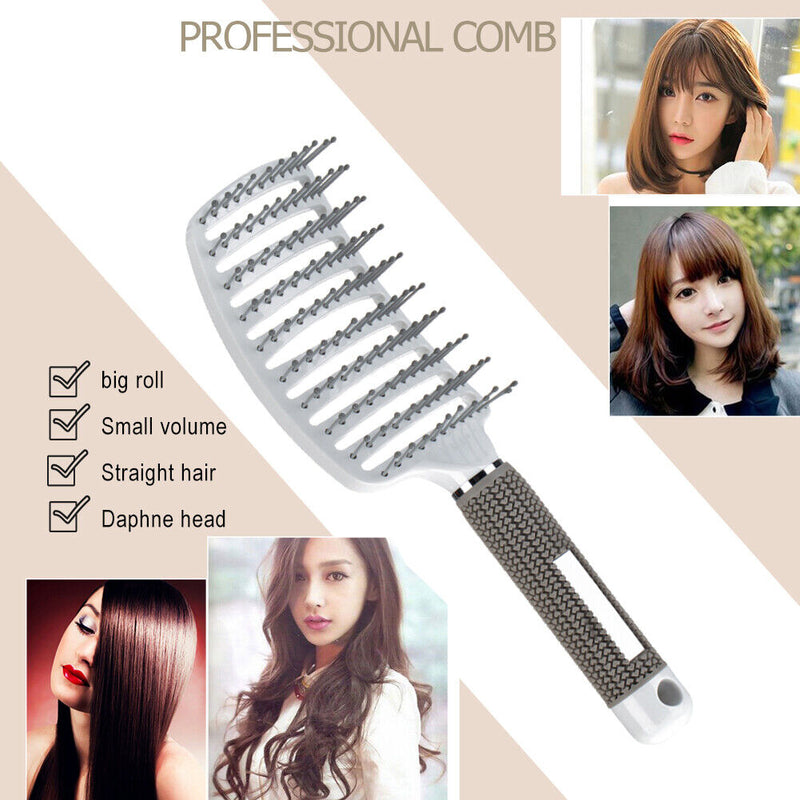 Household Curved Scalp Massage Comb Hairdressing Styling Tools Gifts for Wome