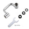 #A 1080 Degree Rotation Faucets Extender Stainless Steel Splash-proof Booster He