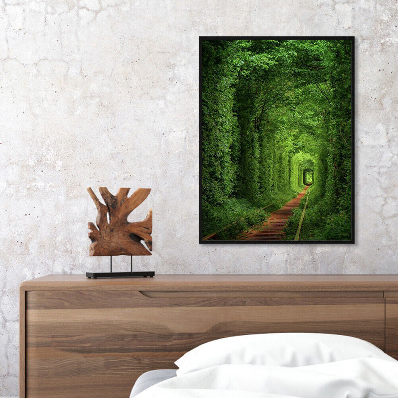 DIY Digital Picture Quiet Tunnel Frameless Oil Painting By Number Handicrafts