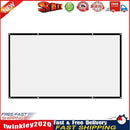 16:9 Simple Projector Curtain 120 inch HD Display Screen for Home Office Newly