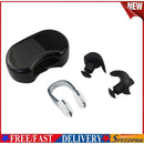 Soft Silicone Swimming Earplugs Nose Clip Set Soundproof Ear Plugs (Black)