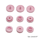 Akaddy 50pcs T5 Push Button Buttons Lock DIY Baby Clothing Push Button (Ro