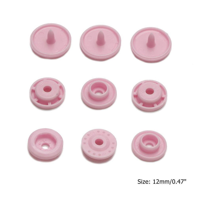 Akaddy 50pcs T5 Push Button Buttons Lock DIY Baby Clothing Push Button (Ro