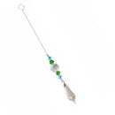 Crystal Glass Clear Chandelier Pendant Faceted Prism Part Hanging Decor (B)