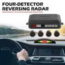 4 Sensors LED Display Car Parking Sensor Kit Backup Reverse Radar Monitor System