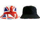 Hat Women & Man Union Jack Hat Large Flag Queen's Jubilee Reversible Bucket Hat