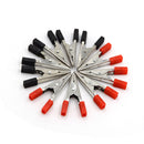 10Pcs Alligator Clips Vehicle Battery Test Lead Clips Probes 48mm Red+Black? ^?