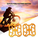 2x SPD KEO Bicycle Pedal Platform Aluminum Adapters Universal for MTB Road Bike