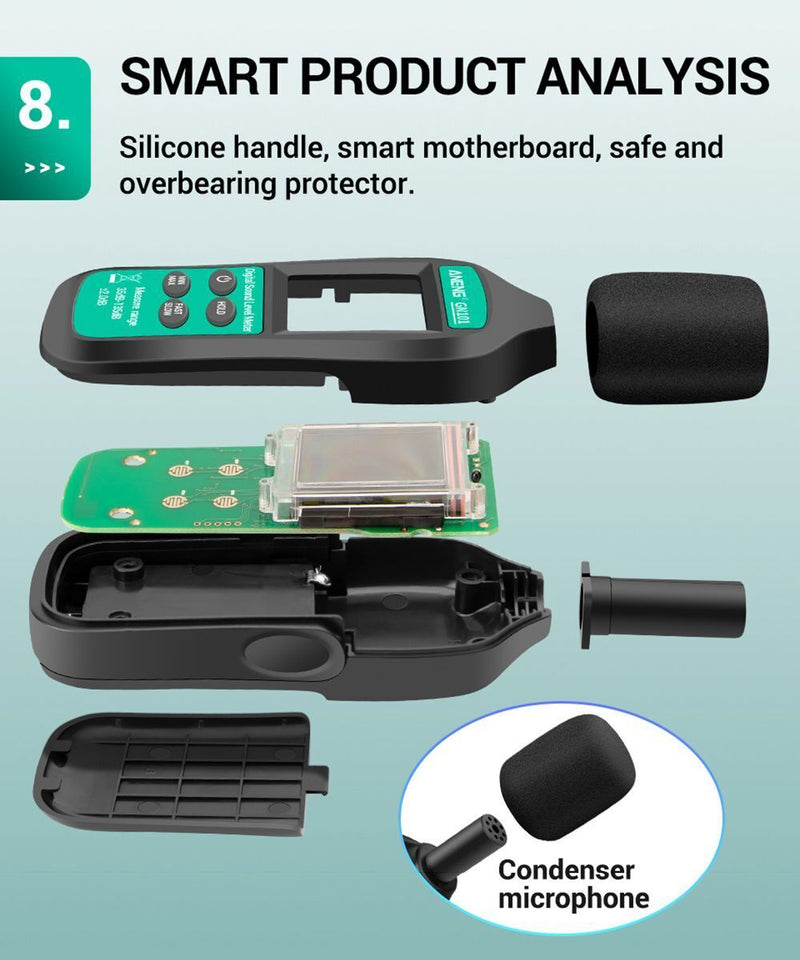 Digital Noise Meter Noise Tester Intelligent Sound Level Meter Measurement