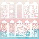 Baking Tool Plastic Lace Decoration Template Cake Stencils Flower Spray