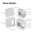 3pcs Silicone Protective Case for RODE Wireless Go II Microphone (White) Newly