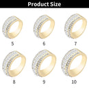 Exquisite Promise Christmas Gift Diamond Ring Womens Jewelry Wedding Ring