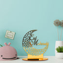 EID Mubarak Supplies Acrylic Islamic Muslim Ramadan Desktop Decorations Ornament