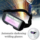 Anti-ultraviolet Solar Powered Auto Darkening Welding J6Y0 Helmet Eyes E0F2