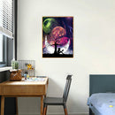 5D DIY Diamond Painting Tree Moon Full Square Drill Mosaic Kit Wall Picture