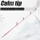 Fishing Rod Round Tip Short Section Outdoor Fishing Tackle (36cm Hard Tone)