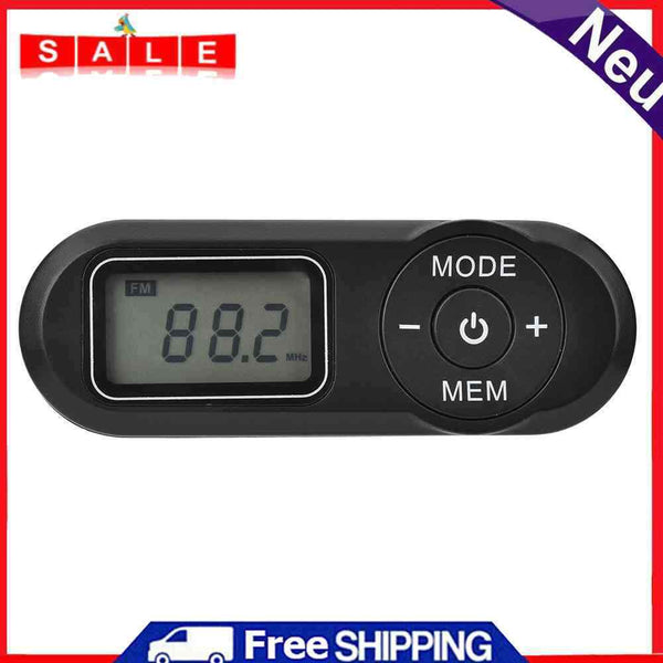 LCD Digital Display Pocket Mini Radio FM Player Receiver for Outdoor Walking