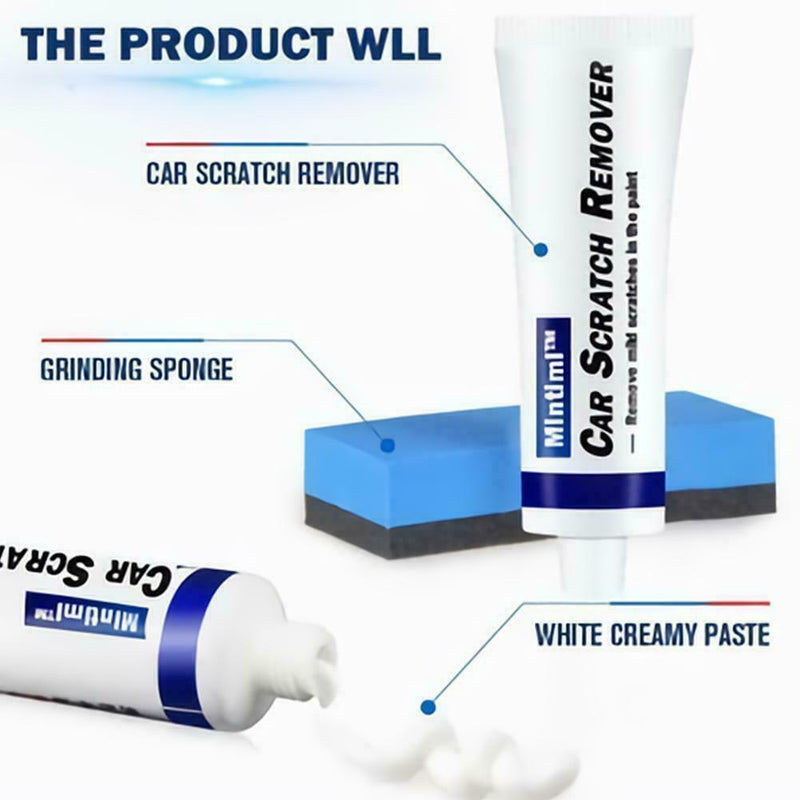Car Body Compound Scratch Repair Paint Care Remover With Brush SET Paste C8N4