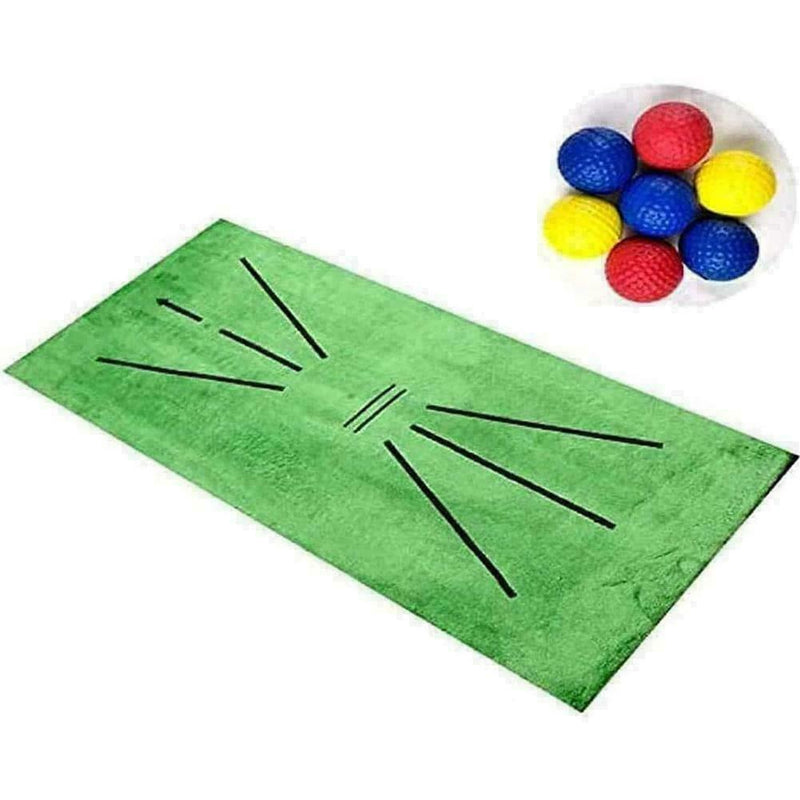 Golf Training Mat For Swing Detection Batting Practice lot Aid Game F2T1