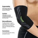 Elastic Breathable Gym Elbow Support Protective Sport Arm Joint Sleeve (L) Newly