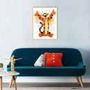 5D Diamond Painting Kit DIY Cartoon Jump Tiger Full Round Crafts Home Decoration