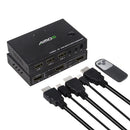 HDMI-compatible KVM Switch Computer Monitoring USB Keyboard Mouse KVM Switc