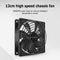 TEUCR Case Cooler 3000RPM Small 4Pin Temperature Control/Large 4Pin Fixed Speed