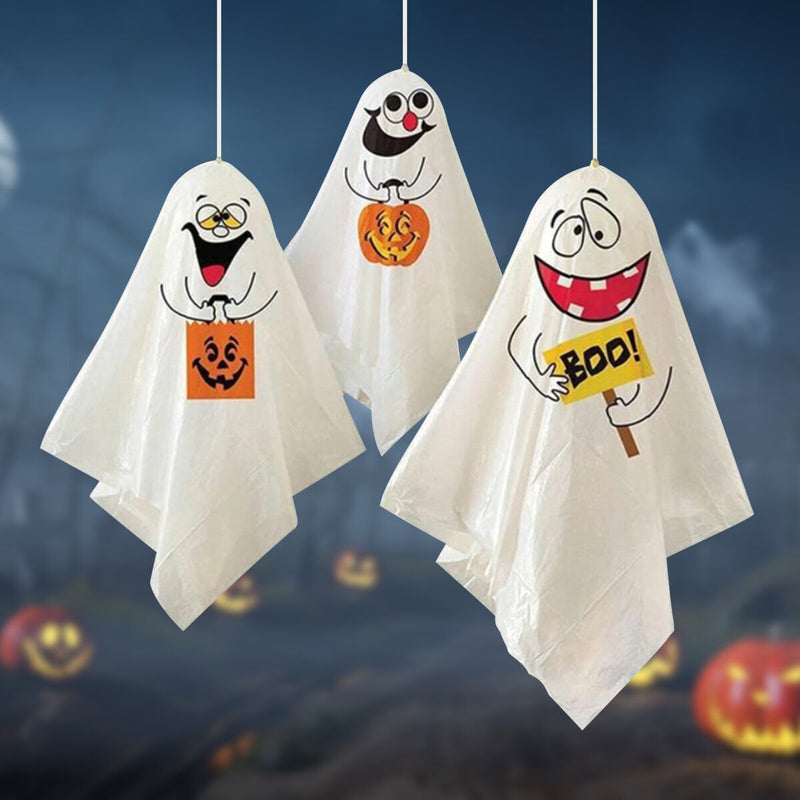 3pcs Halloween Hanging Ghost Funny Pumpkin Monsters Holiday Party Props Newly