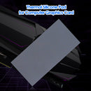 12.8 W/mk Silicone Thermal Pads 85x45mm for GPU CPU Heatsink (0.5mm Thick) Newly