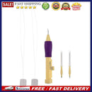 Embroidery Pen Needle Stitches Weaving Tool Sewing Kit Accessory (Purple)