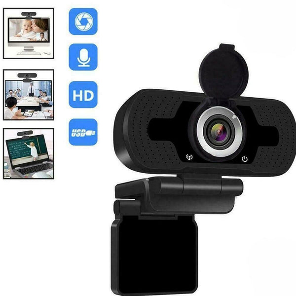1080P USB Webcam For PC Desktop & Laptop Web Camera AU Microphone STOCK R3A1