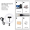 Dimmable 3 Color Temperature with 110cm Tripod LED Ring Light Video Light Kits