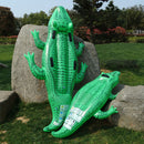 Crocodile Water Ride Toys Summer Pool Beach Floating Inflatable Alligator Seat