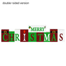 Merry Christmas Decorations Wooden Sign (Reversible Table Decor)#