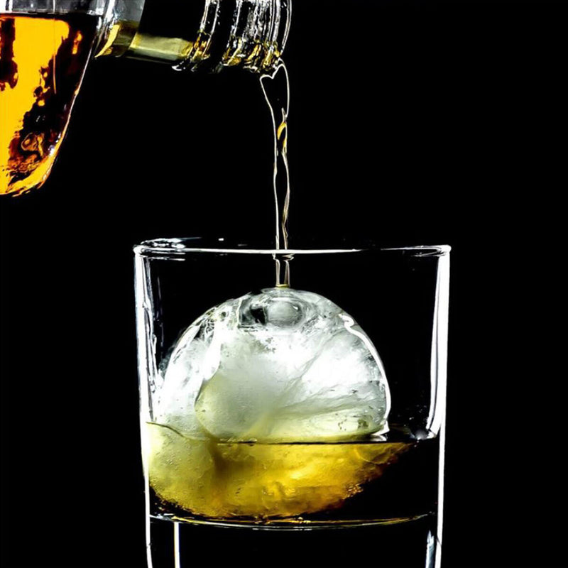Whiskey Cocktail Round Trays Summer 2.2" Ice Ball Maker Ice Cube Mold 4 Cavity