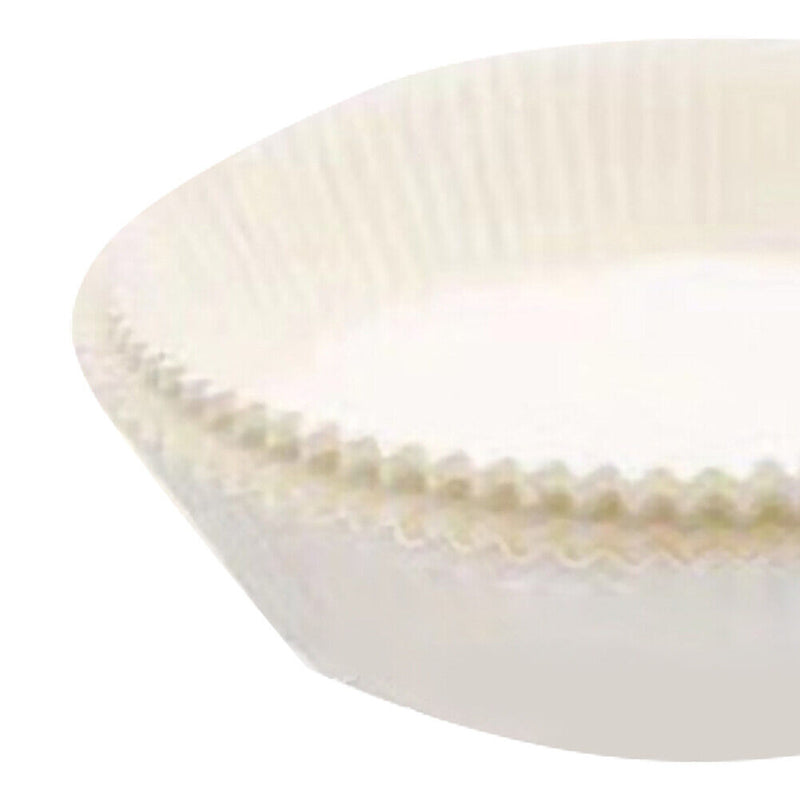 50pcs Air Fryer Liner Mat Wood Pulp Steamer Paper Oven Baking Mats (White) Newly