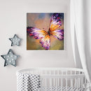 #A Colorful Butterfly Oil Paint By Numbers DIY Frameless Drawing Picture for A