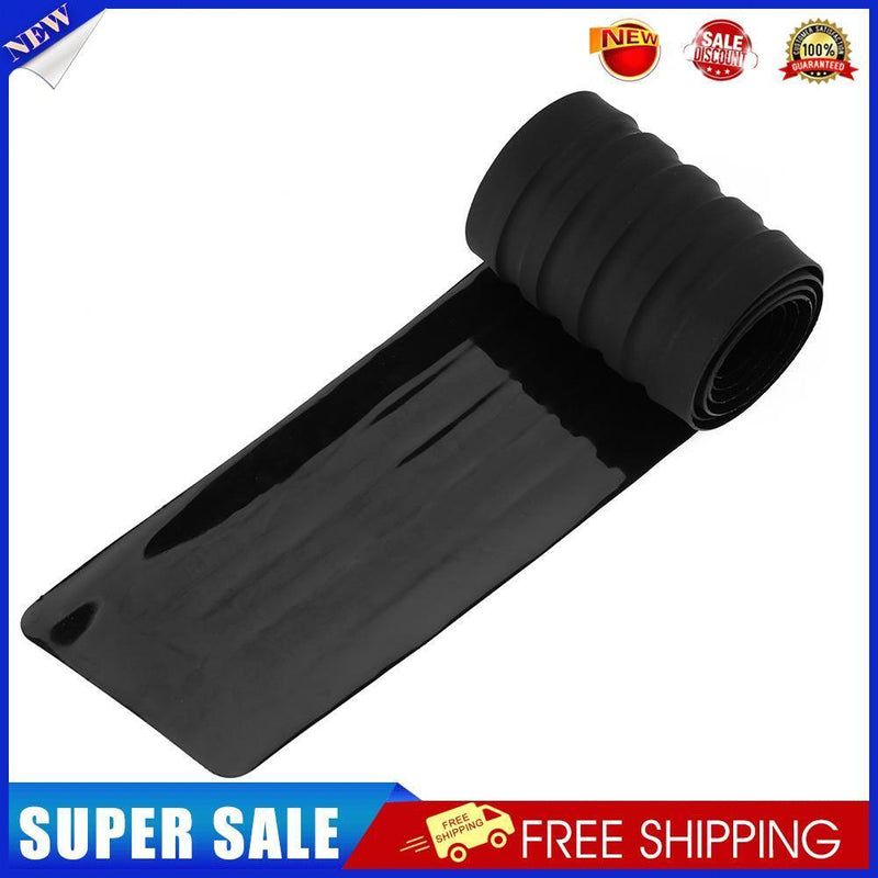 35.8 inch Rubber Trunk Door Entry Protector + Double-Sided Tape for Car SUV