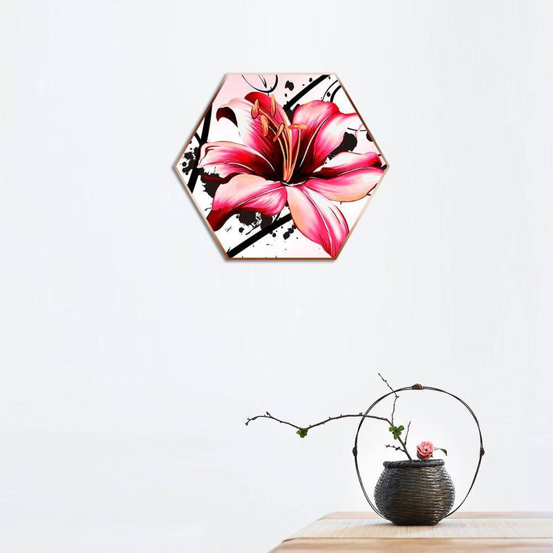 5D DIY Full Drill Diamond Painting Blossom Hexagon Cross Stitch Embroider(1